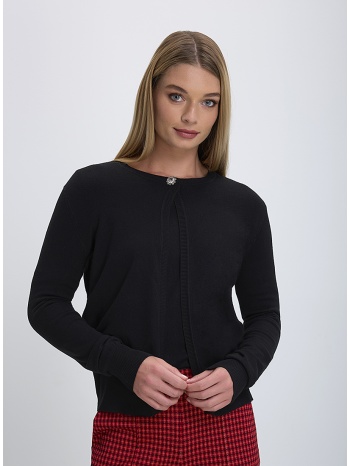 γυναικεία ζακέτα με διακοσμητικό κουμπί σε προσφορά