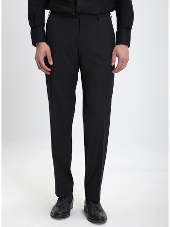 vardas ανδρικό επίσημο παντελόνι modern fit σε μαύρο σε προσφορά