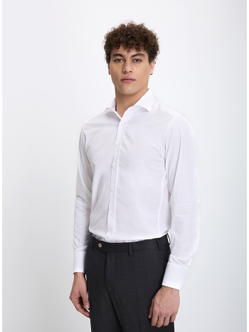 ανδρικό βαμβακερό πουκάμισο twill easy care classic fit σε σε προσφορά