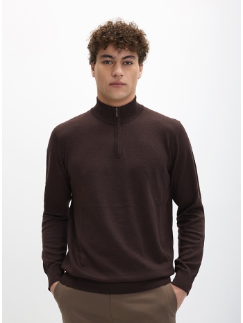 charles tyrwhitt ανδρικό πλεκτό merino με φερμουάρ στη σε προσφορά