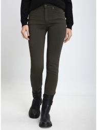 γυναικείο παντελόνι skinny fit με ψηλή μέση