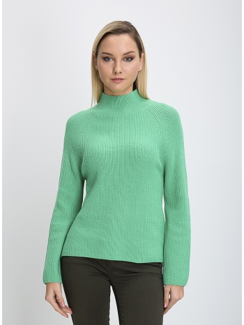 γυναικείο πλεκτό ημίζιβαγκο regular fit πράσινo σε προσφορά