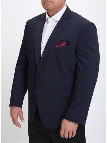 vardas plus size ανδρικό σακάκι modern fit σε σκούρο μπλε σε προσφορά