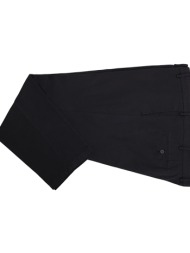 kaiserhoff plus size ανδρικό βαμβακερό chinos παντελόνι modern fit σε μαύρο