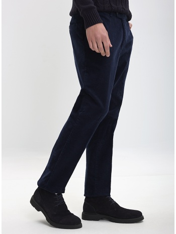 hd x vardas ανδρικό κοτλέ παντελόνι slim fit σε σκούρο μπλε σε προσφορά