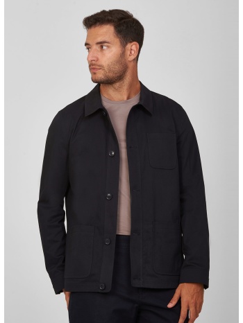 hd x vardas shacket μονόχρωμο slim fit σε προσφορά