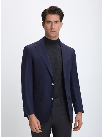 hd x vardas ανδρικό σακάκι slim fit από μαλλί σκούρο μπλε σε προσφορά