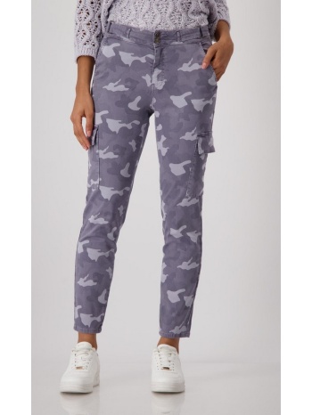 monari γυναικείο cargo παντελόνι regular fit `smoked purple σε προσφορά