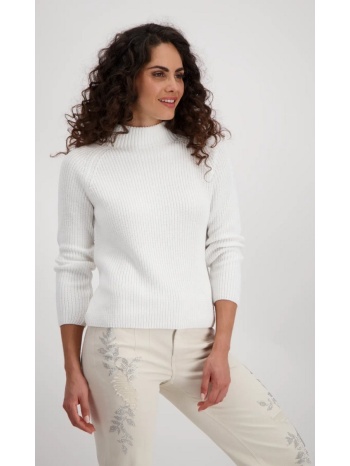 monari γυναικείο ημιζιβάγκο jumper regular fit `off-white` σε προσφορά