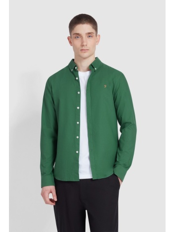 farah ανδρικό πουκάμισο μακρυμάνικο slim fit από οργανικό σε προσφορά
