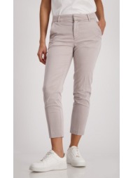 monari γυναικείο παντελόνι chino 7/8 σε μπεζ