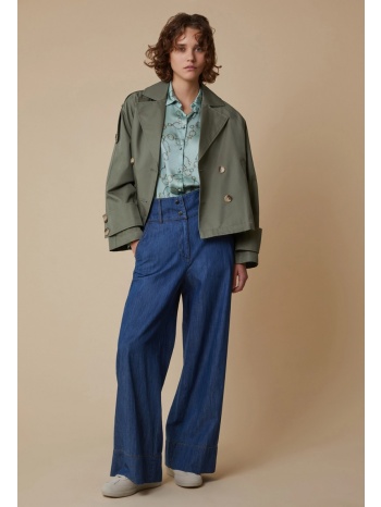 penny black γυναικείο denim παντελόνι wide leg σε μπλε σε προσφορά