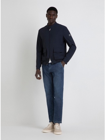 markup ανδρικό biker jacket softshell σε σκούρο μπλε σε προσφορά