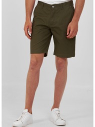 βαμβακερή βερμούδα slim fit