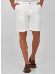 βαμβακερή βερμούδα slim fit