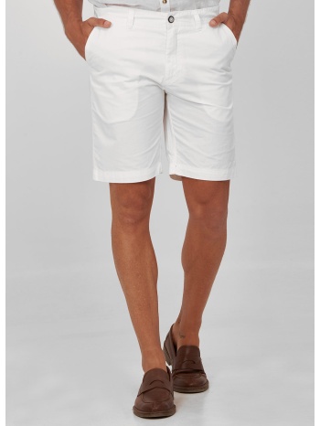 βαμβακερή βερμούδα slim fit σε προσφορά