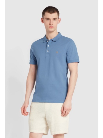 farah polo pique μπλούζα modern fit σε ραφ