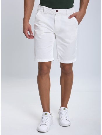 b.s bags ανδρική chinos βερμούδα βαμβακερή modern fit σε προσφορά
