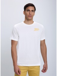t-shirt με στάμπα modern fit