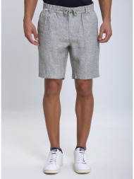 λινή βερμούδα με κορδόνι