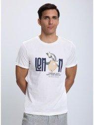 τ-shirt με στάμπα modern fit