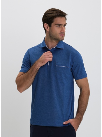 ανδρική μπλούζα πόλο με τσέπη