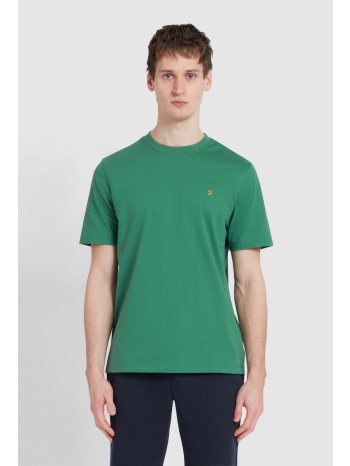 farah ανδρικό t-shirt kοντομάνικο regular fit από οργανικό σε προσφορά