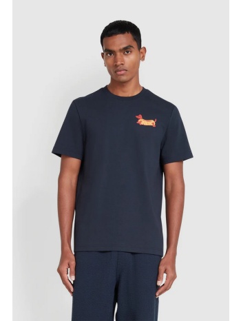 farah ανδρικό βαμβακερό t-shirt devon graphic regular fit σε προσφορά