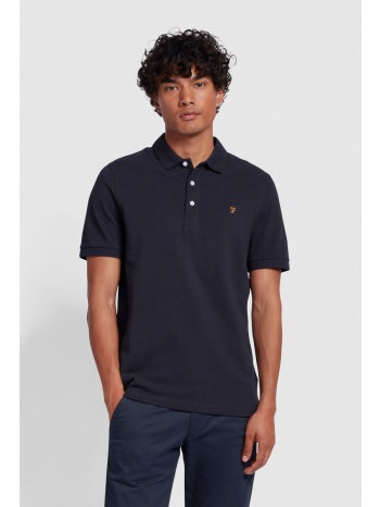 farah ανδρικό polo μπλουζάκι κοντομάνικο slim fit από