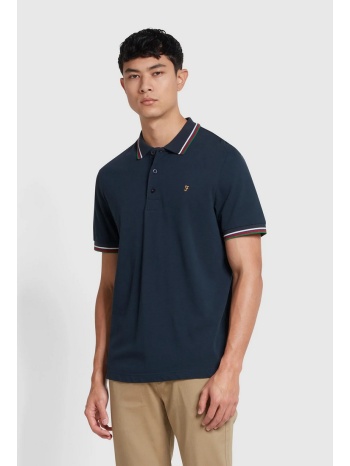 farah polo μπλούζα modern fit σε μπλε σκούρο