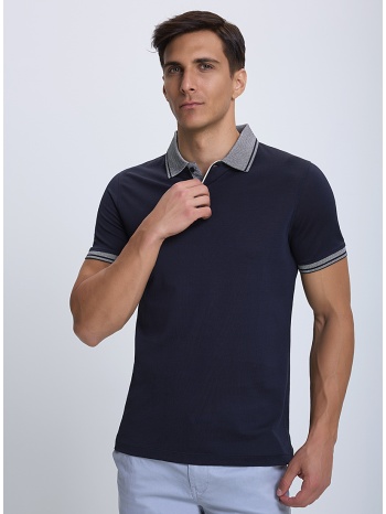 ανδρική polo μπλούζα βαμβακερή με κοντό μανίκι