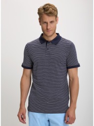 ανδρική ριγέ πόλο μπλούζα
