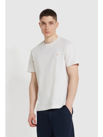 farah μπεζ μονόχρωμο t-shirt σε προσφορά