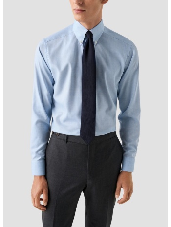 eton ανδρικό πουκάμισο solid signature oxford slim fit σε