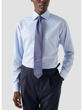 eton ανδρικό πουκάμισο fine stripe signature twill slim fit