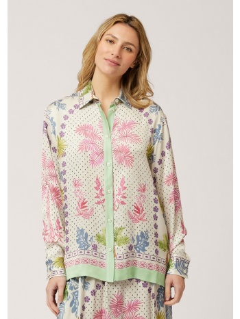 harmont & blaine γυναικείο printed πουκάμισο oversized fit σε προσφορά