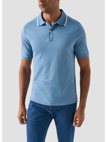 eton ανδρικό polo regular fit βαμβακερό με διακριτικές