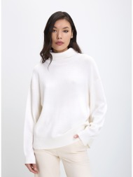 γυναικείο πουλόβερ με ζιβάγκο oversized fit