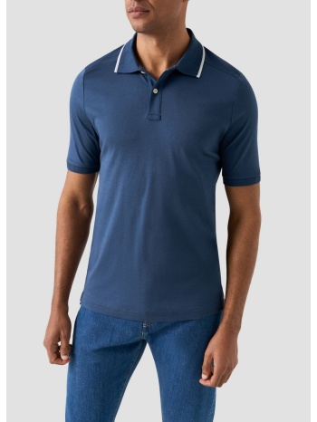 eton ανδρικό polo regular fit βαμβακερό με διακριτικές
