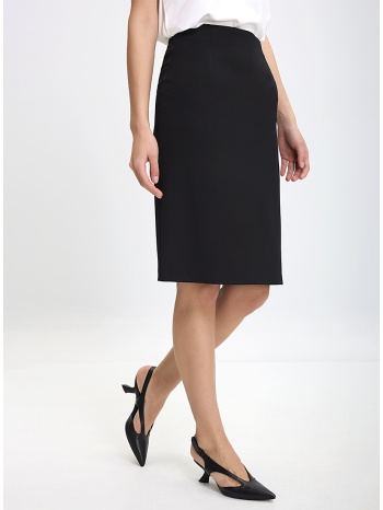 γυναικεία mini φούστα pencil regular fit σε μαύρο σε προσφορά