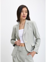 penny black γυναικείο μεσάτο σακάκι με κουμπί και πλαϊνές τσέπες σε πράσινο