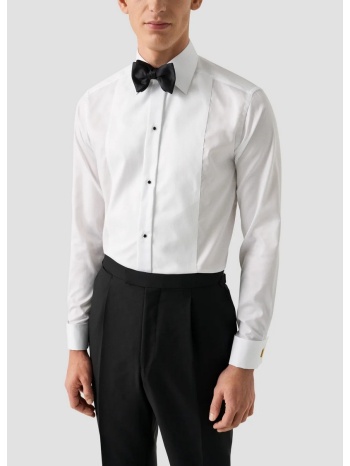 eton ανδρικό πουκάμισο slim fit βαμβακερό λευκό