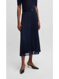 boss γυναικεία φούστα a-line regular fit πολυεστέρας μπλε