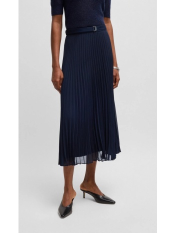 boss γυναικεία φούστα a-line regular fit πολυεστέρας μπλε σε προσφορά