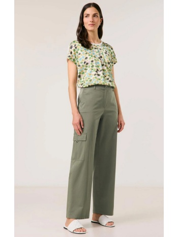 gerry weber γυναικείο παντελόνι regular fit από βαμβάκι με σε προσφορά