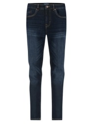 a fish named fred ανδρικό πεντάτσεπο τζιν παντελόνι slim fit σε σκούρο μπλε