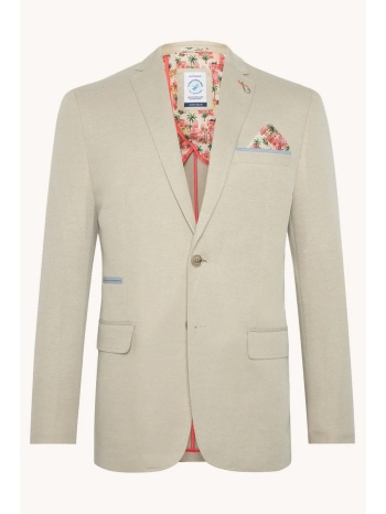 a fish named fred ανδρικό σακάκι blazer pique regular fit