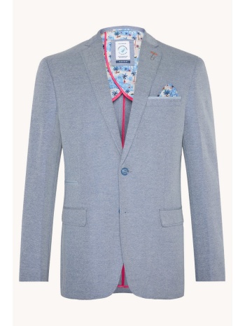 a fish named fred ανδρικό σακάκι blazer pique regular fit