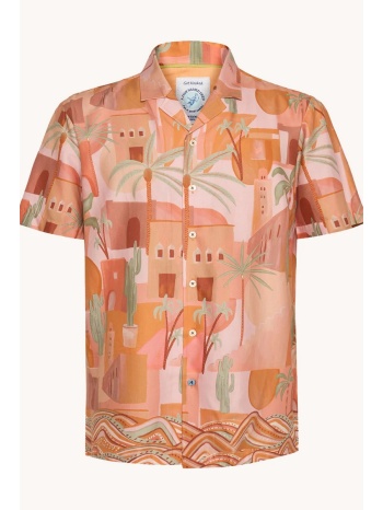 a fish named fred ανδρικό πουκάμισο κοντομάνικο με