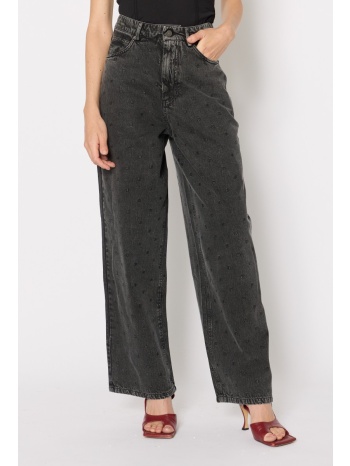 berenice γυναικείο τζιν wide-leg βαμβακερό γκρι σε προσφορά